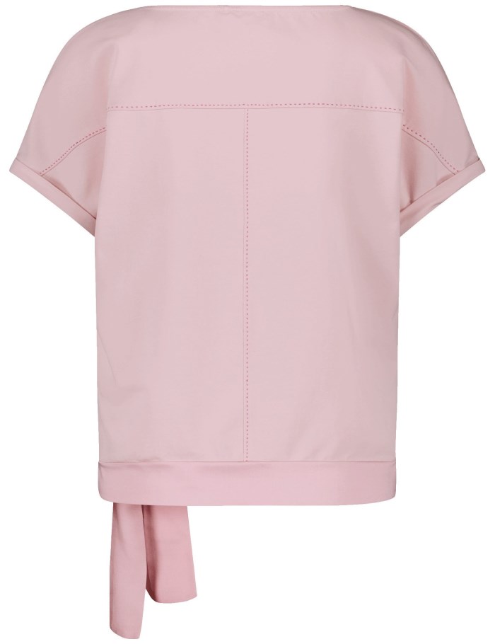 Gerry Weber Blouse top with a tie detail T-skjorte Rosa | JOUG0578