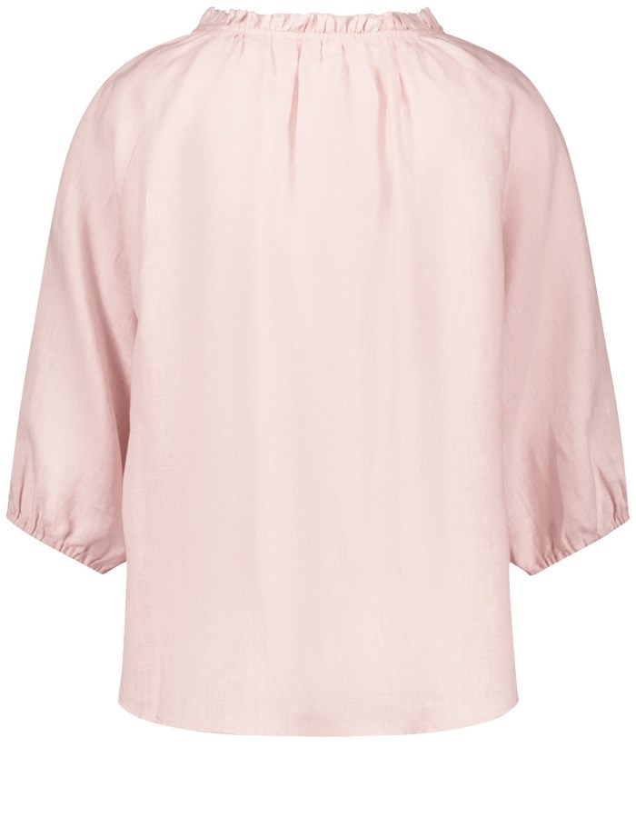 Gerry Weber Blouse with 3/4-length sleeves and a frilled collar Bluse Rosa | WFVL0207