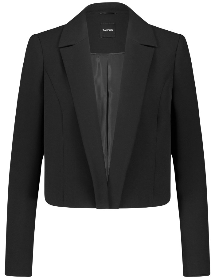 TAIFU Bolero blazer made of fine stretch fabric Blazere Svarte | KXJQ3390