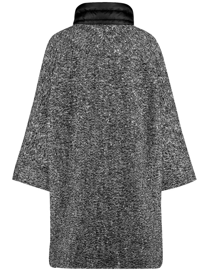 Gerry Weber Cape with fabric panelling Jakker Svarte | JPSE2679