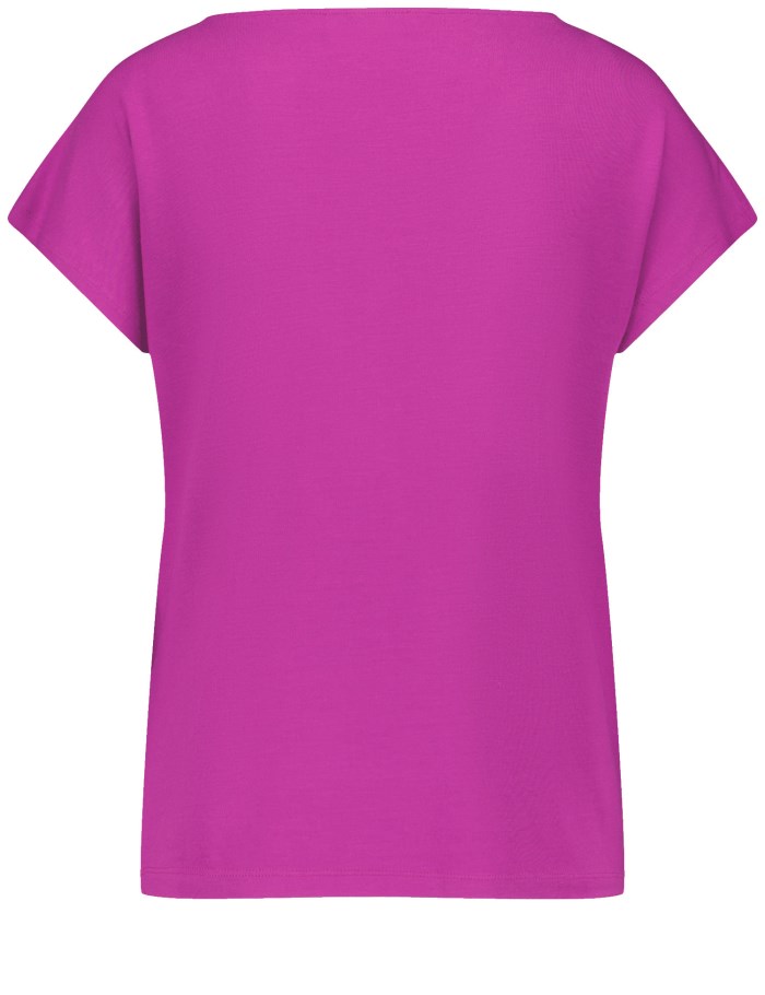 Gerry Weber Casual T-shirt with a cowl neckline T-skjorte Lilla | EVPL1757