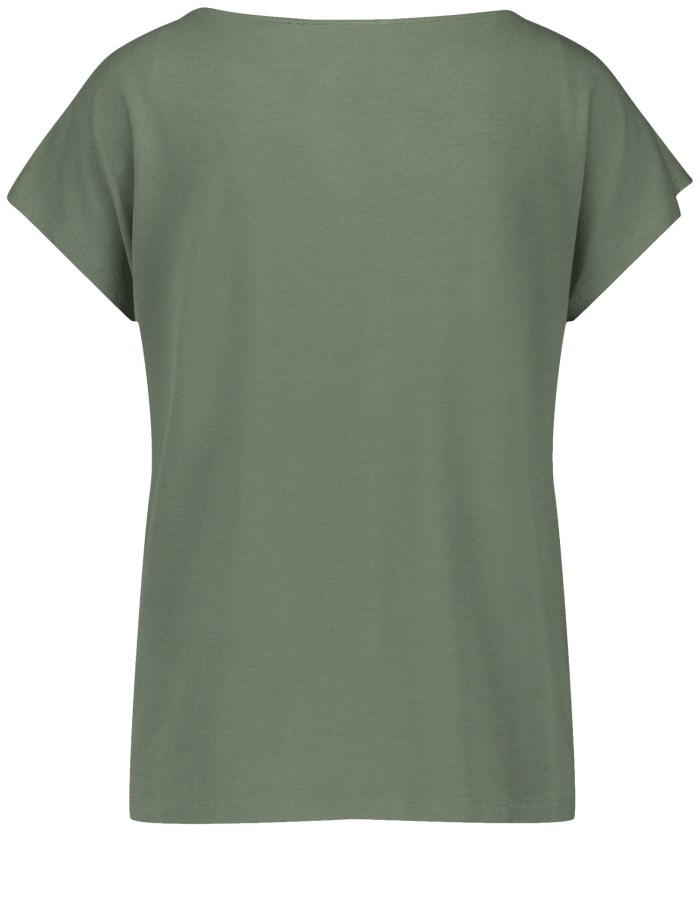 Gerry Weber Casual T-shirt with a cowl neckline T-skjorte Grønn | NBPT0513