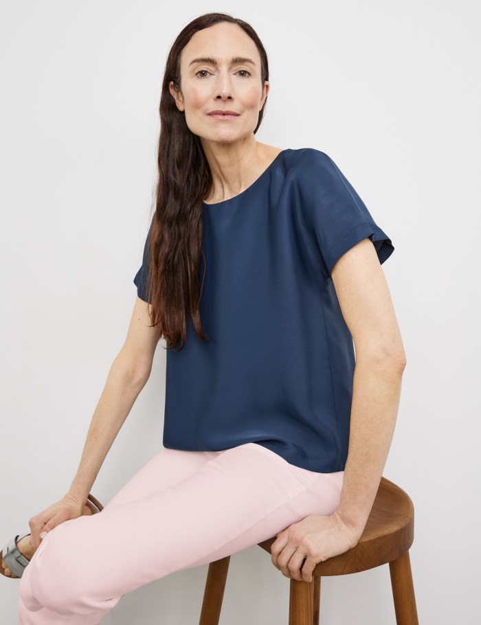 Gerry Weber Casual blouse top Bluse Blå | BJPV5405