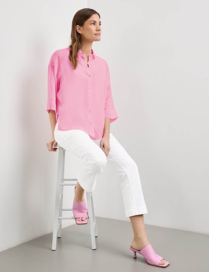 Gerry Weber Casual oversized blouse Bluse Rosa | STPD3227