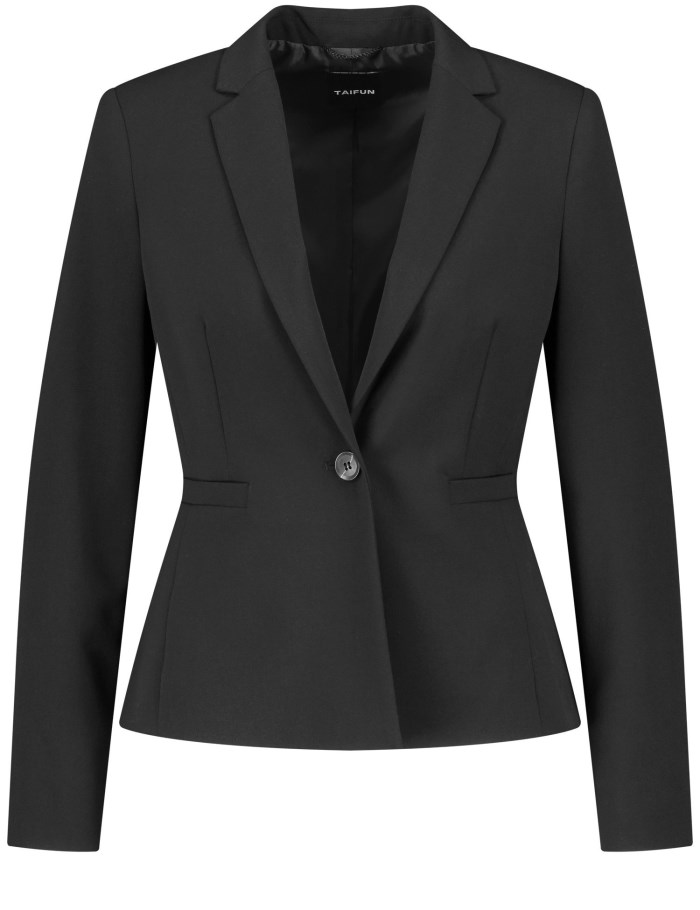 TAIFU Classic blazer made of crease-resistant fabric Blazere Svarte | XGSE6986