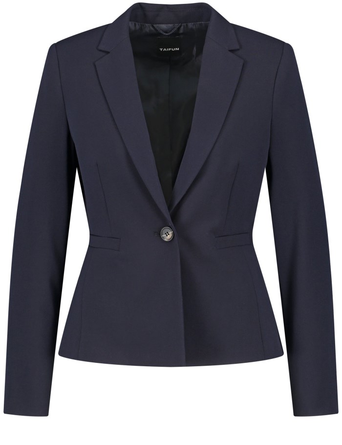 TAIFU Classic blazer made of crease-resistant fabric Blazere Blå | HGME6145