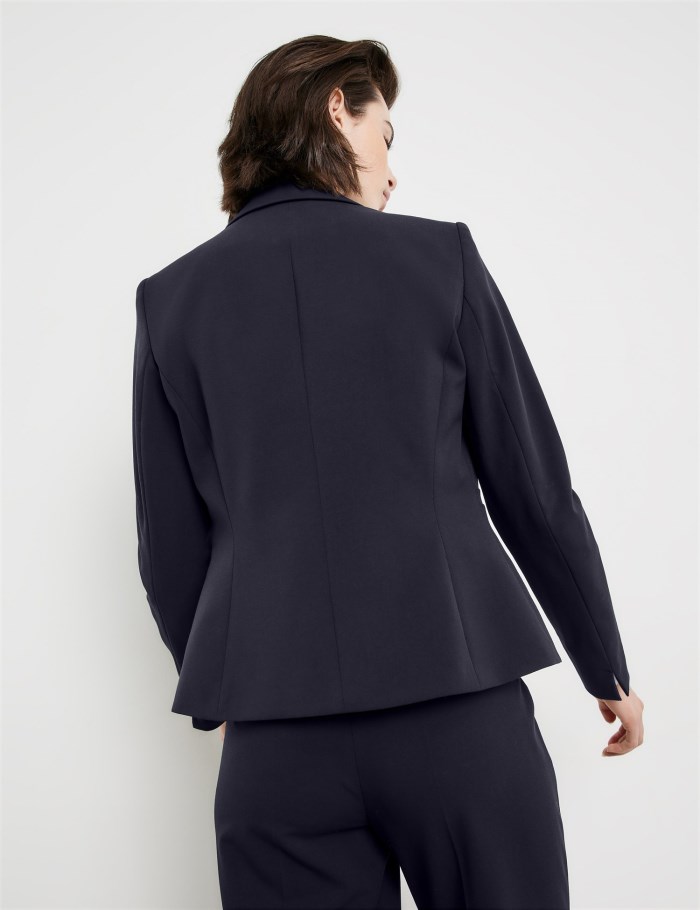 TAIFU Classic blazer made of crease-resistant fabric Blazere Blå | HGME6145