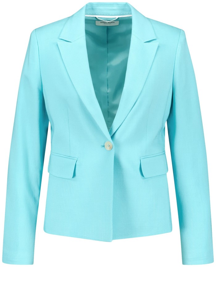 Gerry Weber Classic blazer with stretch for comfort Blazere Blå | WTHI5959