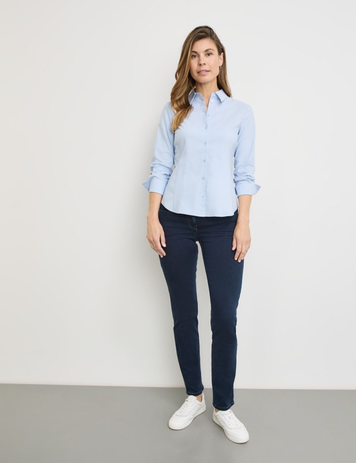 Gerry Weber Classic shirt blouse Bluse Blå | TLBC9783