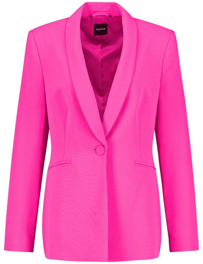 TAIFU Comfy stretch blazer Blazere Rosa | BWYG6728