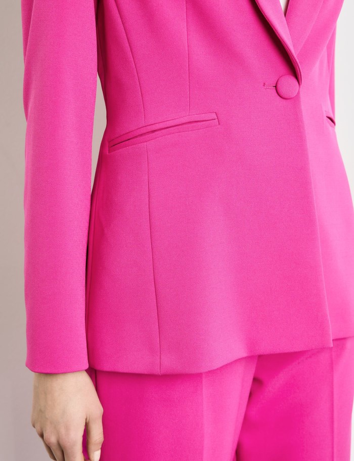 TAIFU Comfy stretch blazer Blazere Rosa | BWYG6728