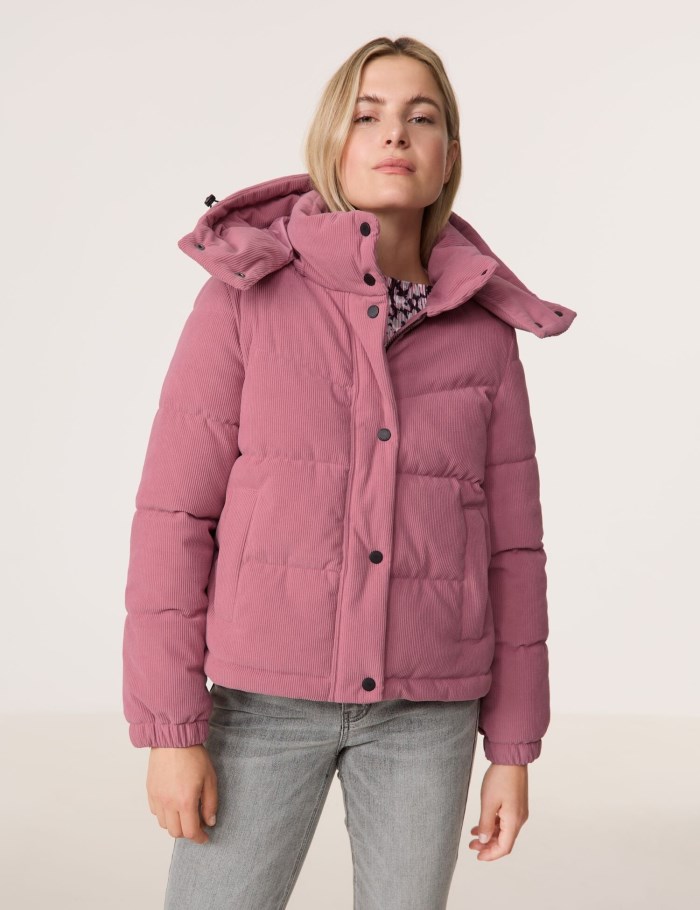 TAIFU Corduroy quilted jacket Jakker Rosa | PZVY9294