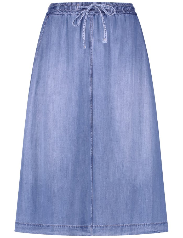 Gerry Weber Denim skirt in an A-line design Skjørt Blå | ASNY2098