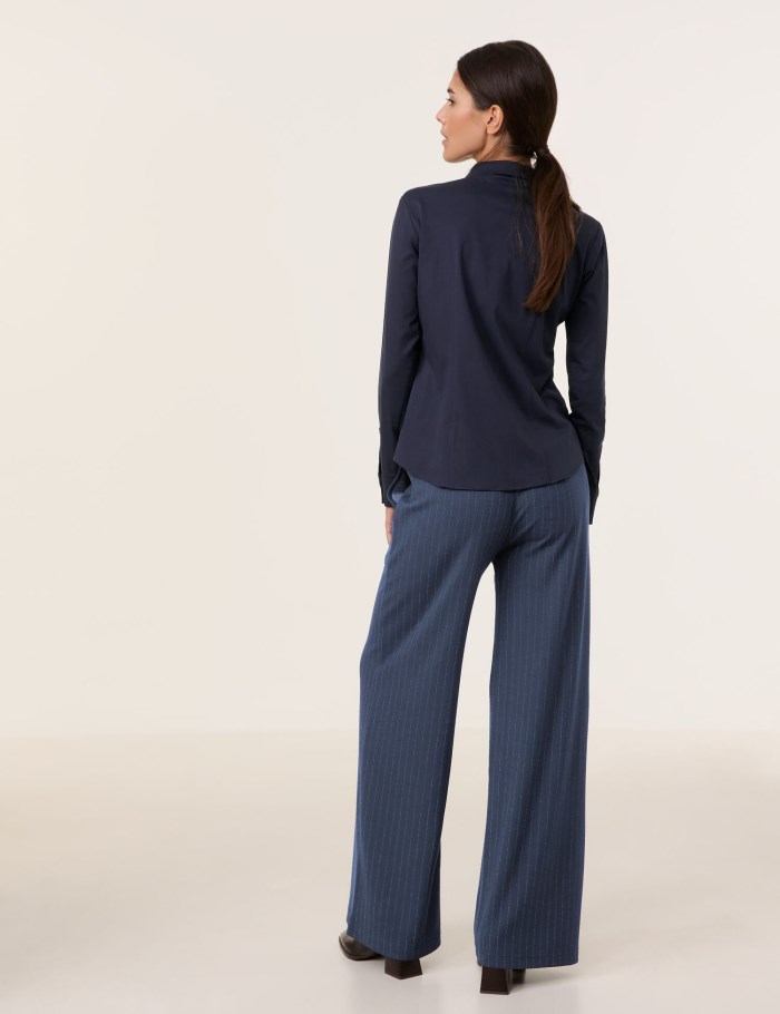 Gerry Weber Elegant pull-on trousers Bukser Blå | WVGS1651