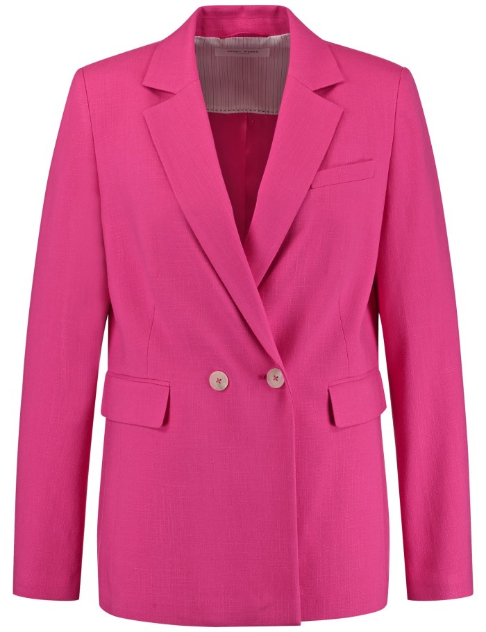 Gerry Weber Elegant textured blazer Blazere Rosa | HIXR6775