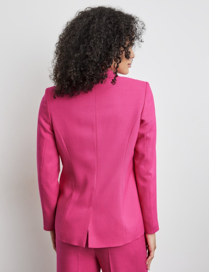 Gerry Weber Elegant textured blazer Blazere Rosa | HIXR6775