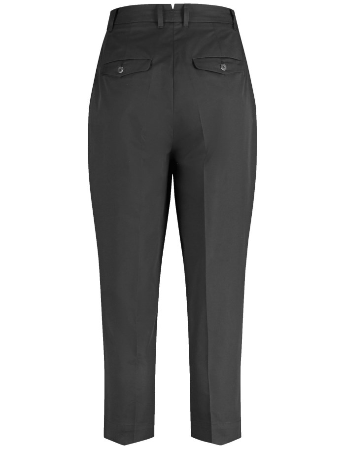 Gerry Weber Elegant trousers KIR꞉STY CITYSTYLE Bukser Svarte | GNBY3555