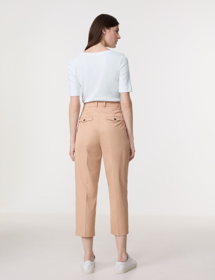 Gerry Weber Elegant trousers KIR꞉STY CITYSTYLE Bukser Beige | RCIW5762