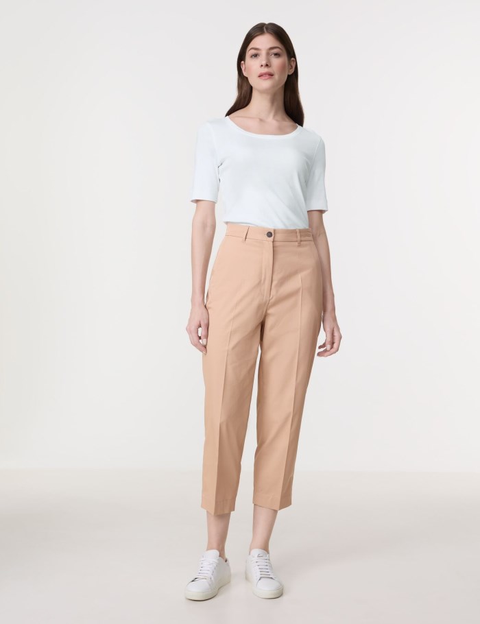 Gerry Weber Elegant trousers KIR꞉STY CITYSTYLE Bukser Beige | RCIW5762