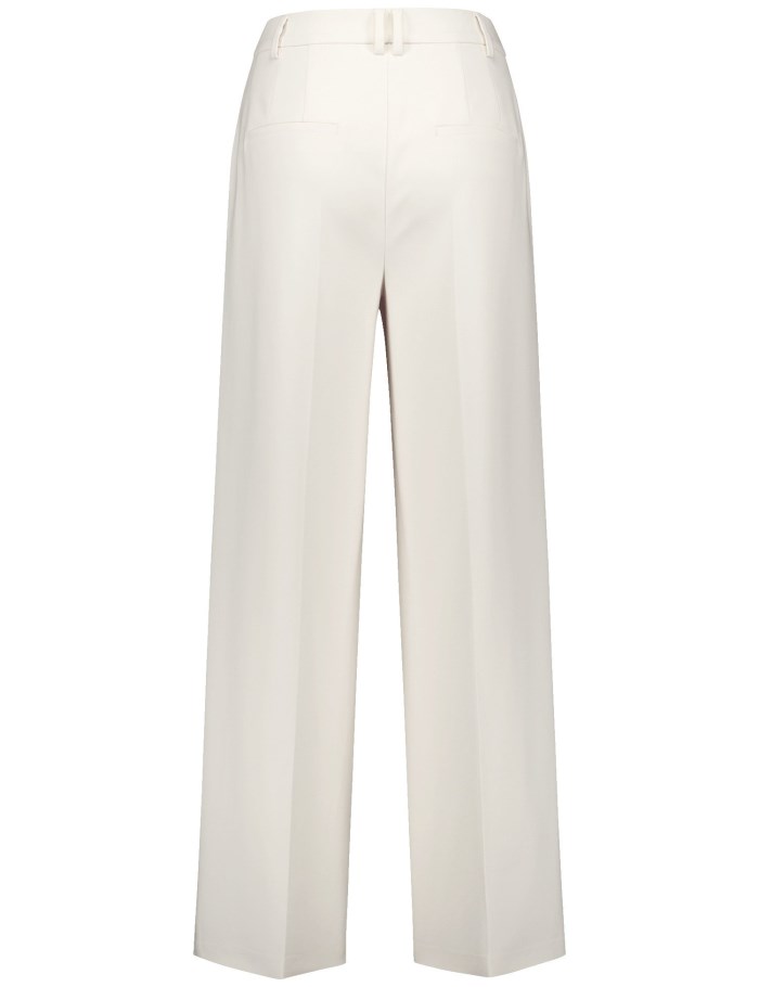 Gerry Weber Elegant trousers with a wide leg Bukser Hvite | FYQH3511