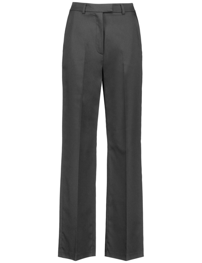 TAIFU Elegant trousers with a wide leg Bukser Svarte | VZXJ0357