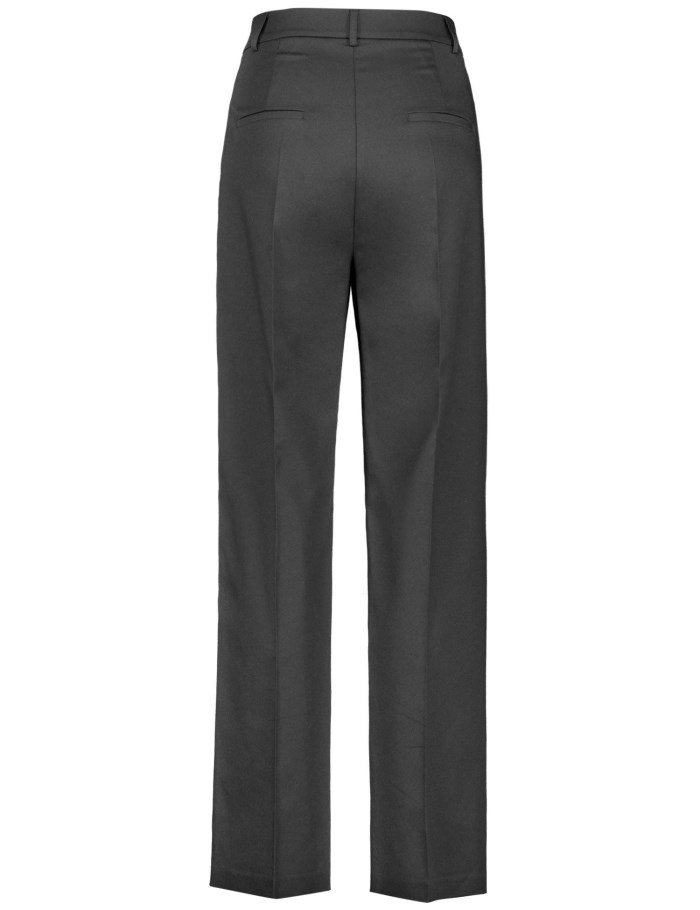 TAIFU Elegant trousers with a wide leg Bukser Svarte | VZXJ0357