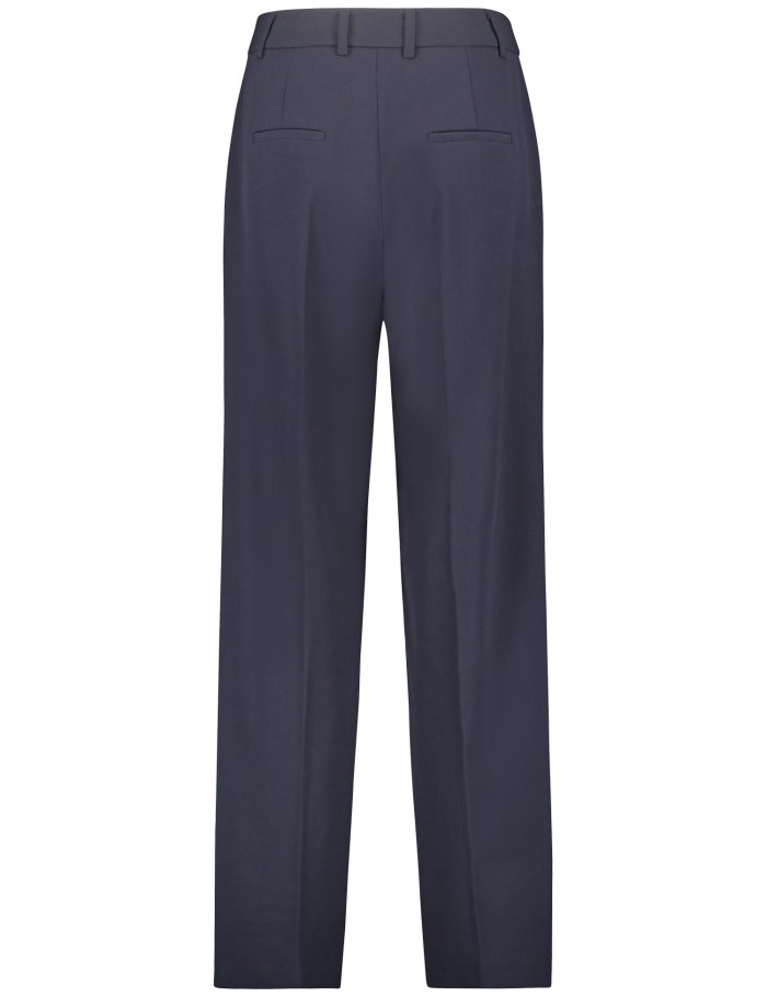 TAIFU Elegant trousers with a wide leg Bukser Blå | NKLL3376