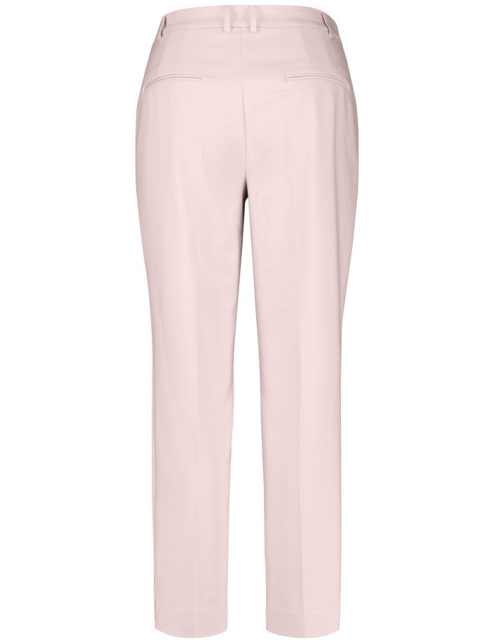 Gerry Weber Elegant trousers with pressed pleats Bukser Rosa | TTDU7605