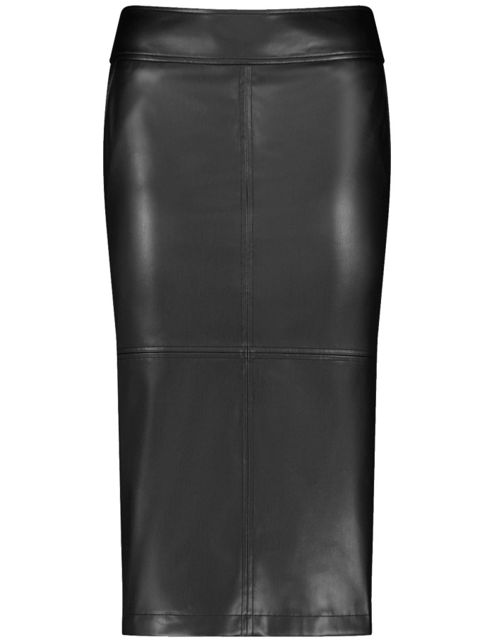 Gerry Weber Faux leather pencil skirt Skjørt Svarte | BXKS5886