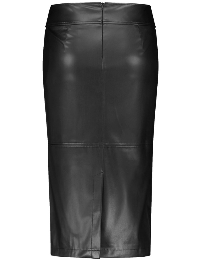 Gerry Weber Faux leather pencil skirt Skjørt Svarte | BXKS5886