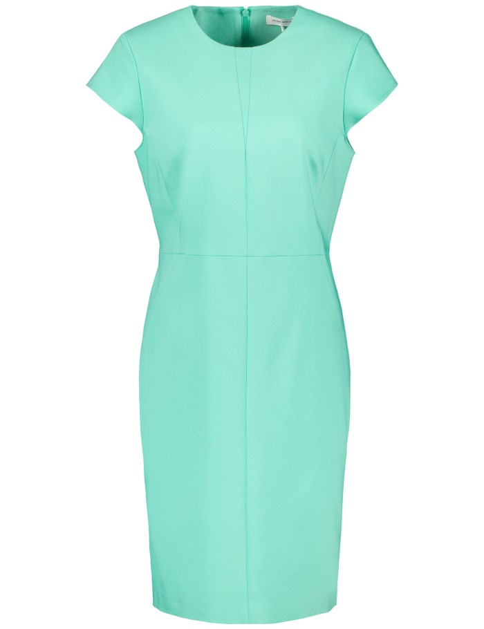 Gerry Weber Figure-defining sheath dress with stretch for comfort Kjole Grønn | VUTI3832