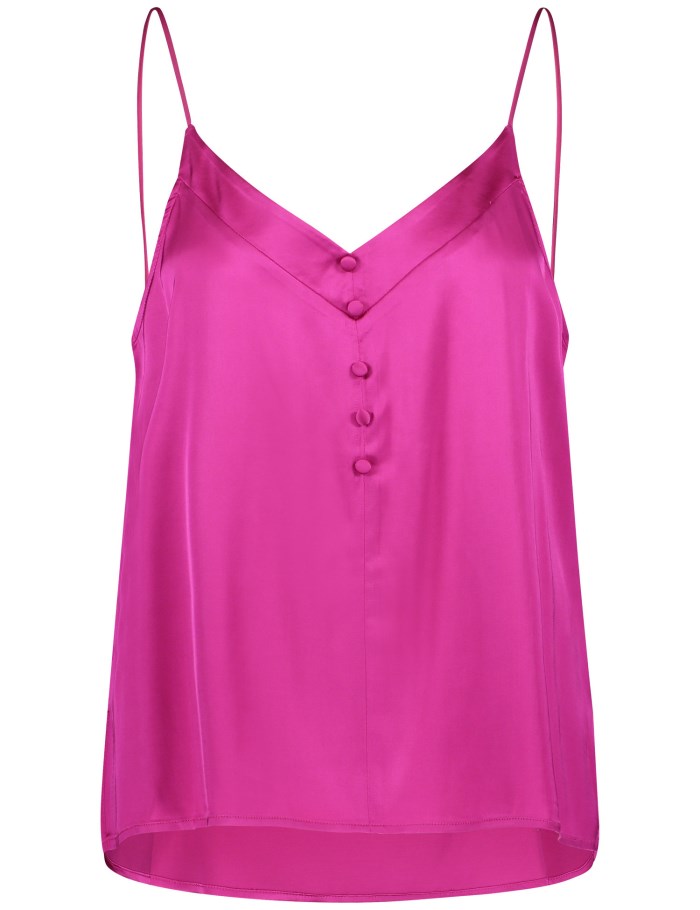 TAIFU Fine blouse top with spaghetti straps T-skjorte Rosa | HJWZ2696