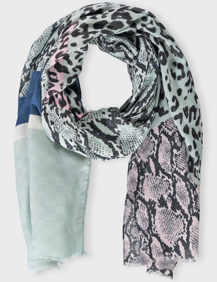 Gerry Weber Fine scarf with a panelled pattern Skjerf Multicolor | KMHT6106