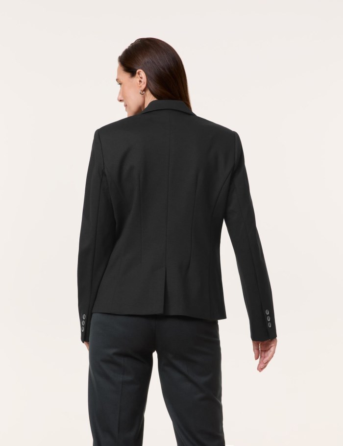 Gerry Weber Fitted blazer Blazere Svarte | HKBE3758