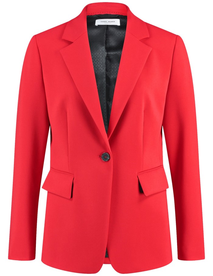 Gerry Weber Fitted blazer with stretch for comfort Blazere Rød | MCYX2731