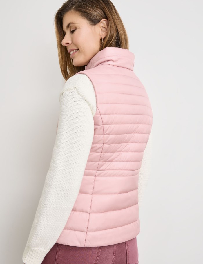 Gerry Weber Fitted quilted body warmer Jakker Rosa | DKPX5307