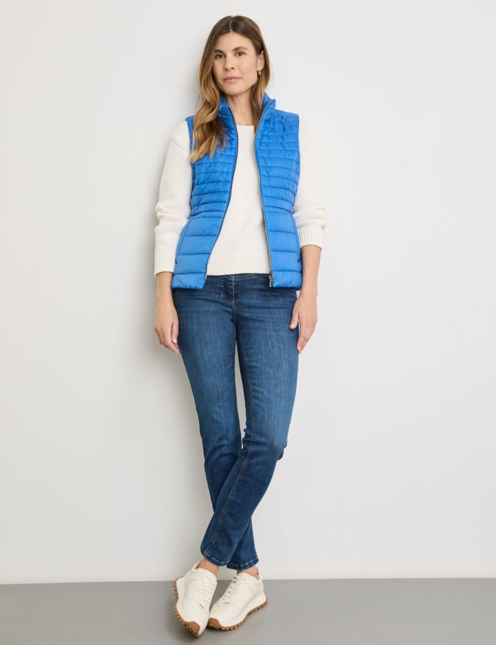 Gerry Weber Fitted quilted body warmer Jakker Blå | VTIS3175