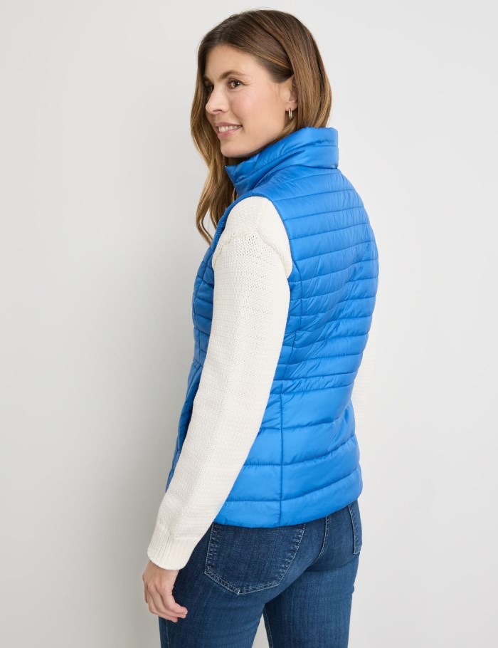 Gerry Weber Fitted quilted body warmer Jakker Blå | VTIS3175