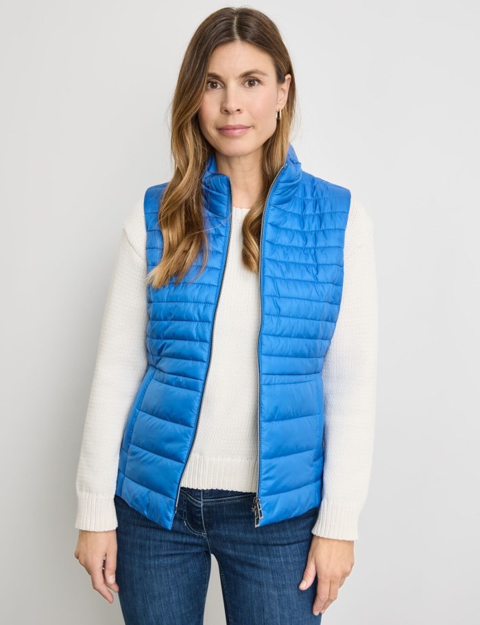 Gerry Weber Fitted quilted body warmer Jakker Blå | VTIS3175