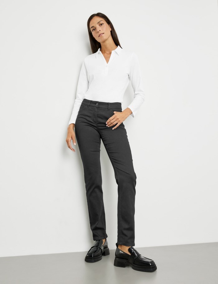 Gerry Weber Five-pocket jeans, Best4me Slim Fit Bukser Svarte | IPGJ5687