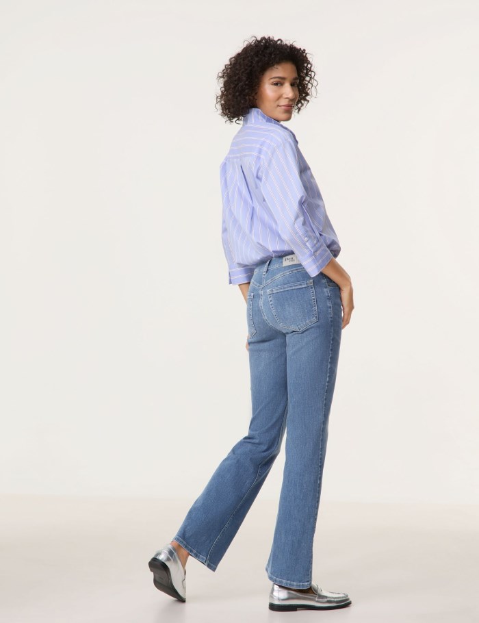 Gerry Weber Five-pocket jeans MAR꞉LIE FLARED FIT Bukser Blå | GTUB7108