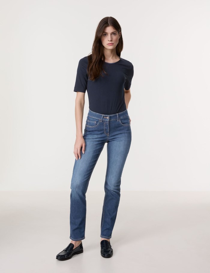 Gerry Weber Five-pocket jeans, SOL꞉INE BEST4ME Slim Fit Bukser Blå | IGFT1280