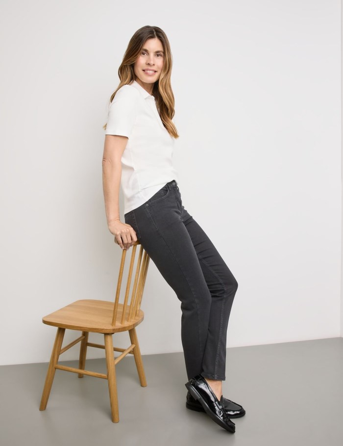 Gerry Weber Five-pocket jeans, SOL꞉INE BEST4ME Slim Fit Bukser Svarte | MEGL6706