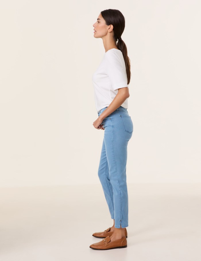 Gerry Weber Five-pocket jeans, SOL꞉INE BEST4ME Cropped Bukser Blå | OZDM2940