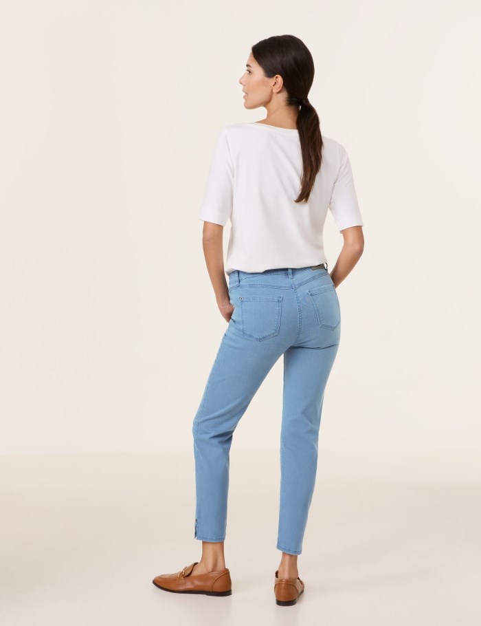 Gerry Weber Five-pocket jeans, SOL꞉INE BEST4ME Cropped Bukser Blå | OZDM2940