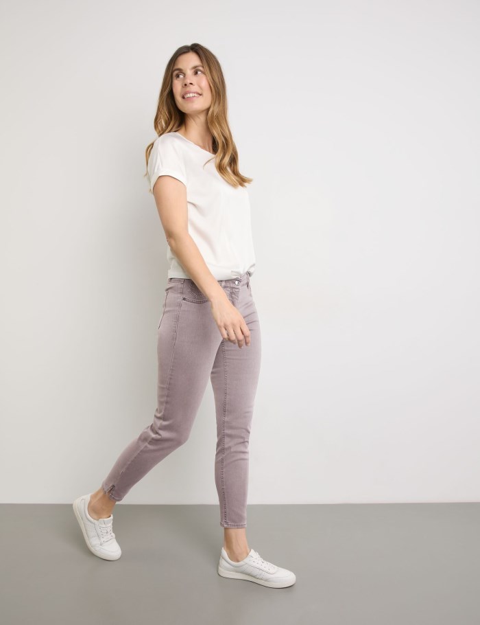 Gerry Weber Five-pocket jeans, SOL꞉INE BEST4ME Cropped Bukser Brune | LJDR7822