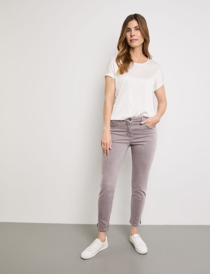 Gerry Weber Five-pocket jeans, SOL꞉INE BEST4ME Cropped Bukser Brune | LJDR7822