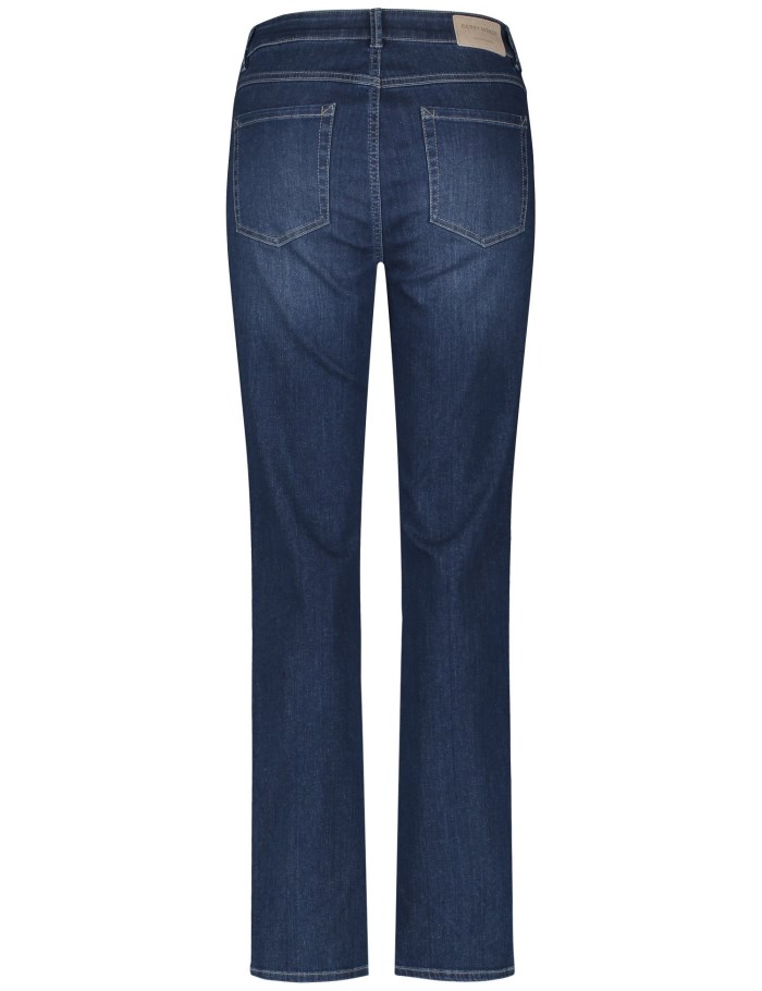 Gerry Weber Five-pocket jeans with a straight leg Bukser Blå | OULB0769