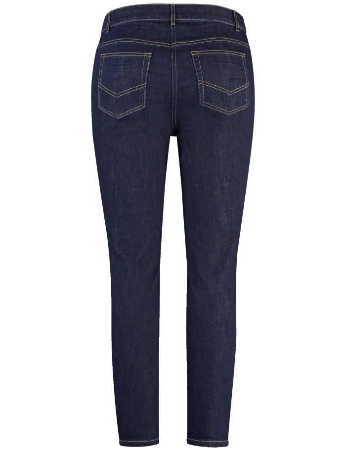 SAMOON Five-pocket jeans with stretch for comfort, Betty Jeans Bukser Blå | CFCC8813