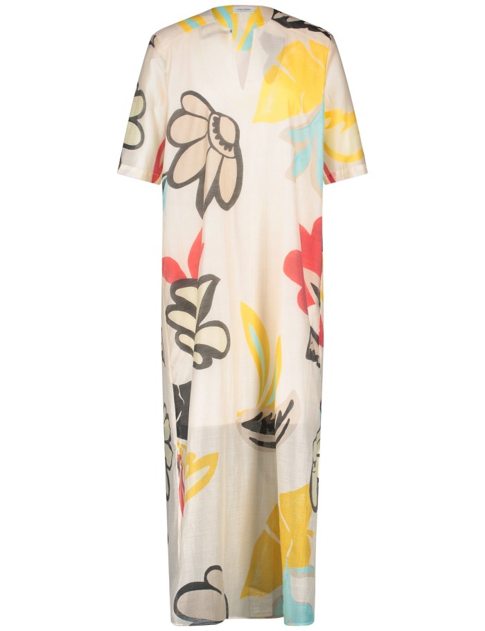 Gerry Weber Flowing midi dress with a floral print Kjole Multicolor | SOOQ2910